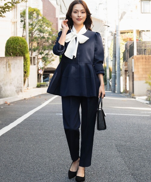 Flolia（フロリア） セットアップ 「着回し2WAY」取り外しリボンタイ