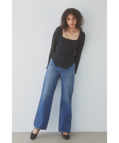 [ALEXIA STAM] Denim брюки 2 голубой женский 