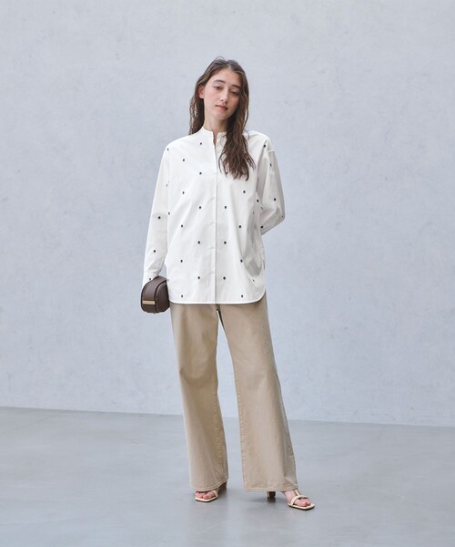 UNITED ARROWS（ユナイテッドアローズ） ブラウス シャツ エンブロイ