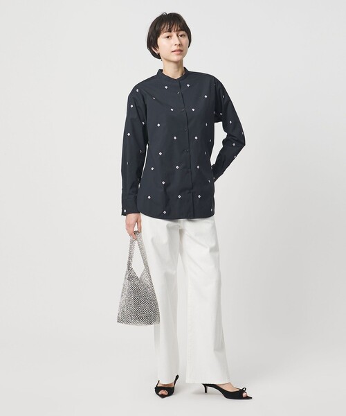 UNITED ARROWS（ユナイテッドアローズ） ブラウス シャツ エンブロイ
