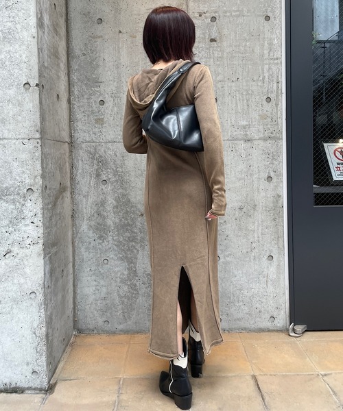 「ROGER AND RAW」 ニットワンピース FREE スミクロ レディース_画像7