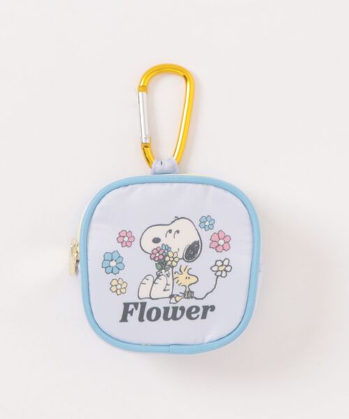 スヌーピー ポーチ familiar PEANUTS ポーチ 「 」 スヌーピー カラビナ付きボックス型ポーチ 26S2