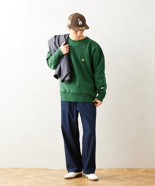 「Champion」 スウェットカットソー LARGE ブラック メンズ_7