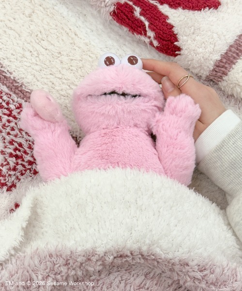 セサミストリート ぬいぐるみ エルモ クッキーモンスター　ピンク限定 ペアセット エルモもクッキーモンスターもオスカーもピンク色に!?セサミストリート