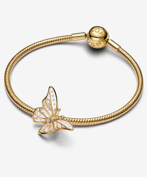 PANDORA（パンドラ） チャーム オーバーサイズ バタフライ オープン