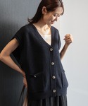 「GLOBAL WORK」 ニットベスト FR...の詳細画像4