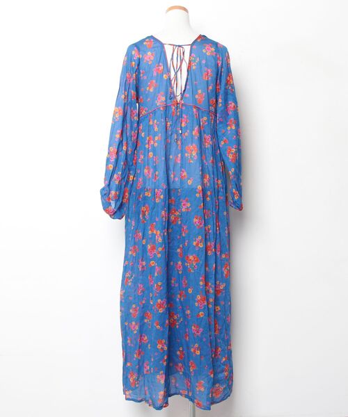 「IENA LA BOUCLE」 長袖ワンピース - ブルー レディース_画像2