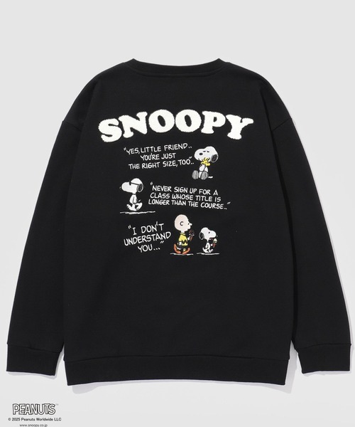 「PEANUTS」 スウェットカットソー M オートミール メンズ_画像9