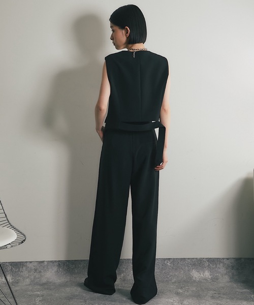 「SMILE ORCHID」 セットアップ 36 ブラック レディース_2