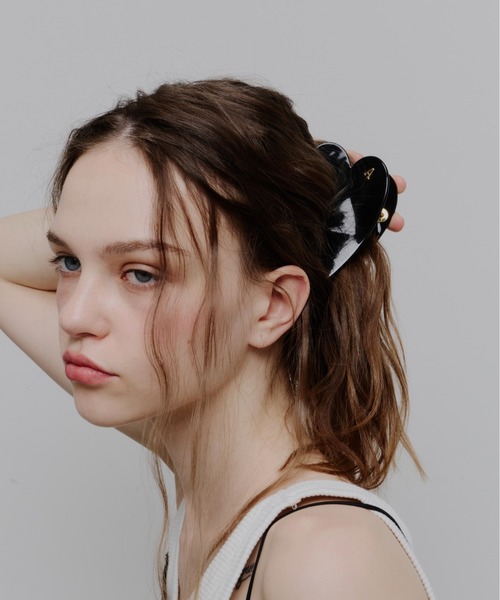 Su1.（スイ） ヘアクリップ 「Su1.」イニシャルハートバンスクリップ