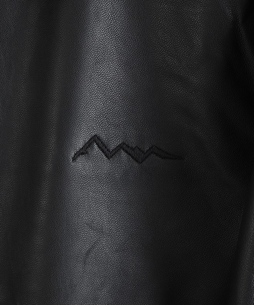 ブルゾン アウター MANASTASH / マナスタッシュ：LEATHER MOTOR BLOUSON：792-5950004「AST」 メンズの画像