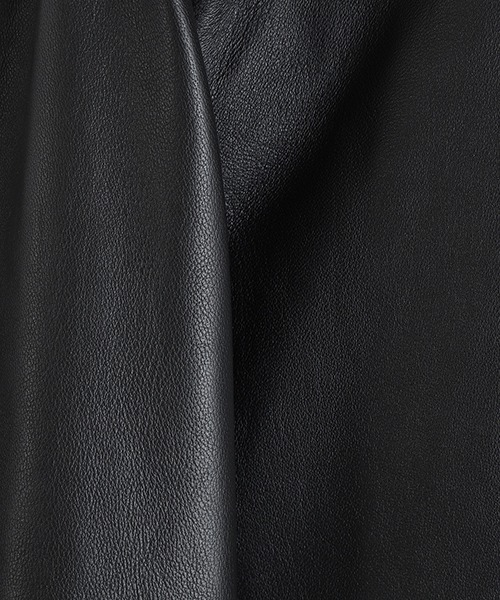ブルゾン アウター MANASTASH / マナスタッシュ：LEATHER MOTOR BLOUSON：792-5950004「AST」 メンズの画像