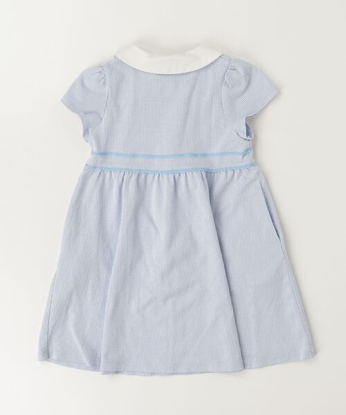 「CHOPIN」 「KIDS」半袖ワンピース 100cm サックスブルー キッズ_画像2