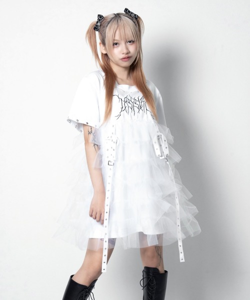 LAZYSLAY ワンピース リボンチュールワンピース : ZOZOTOWN Yahoo!店