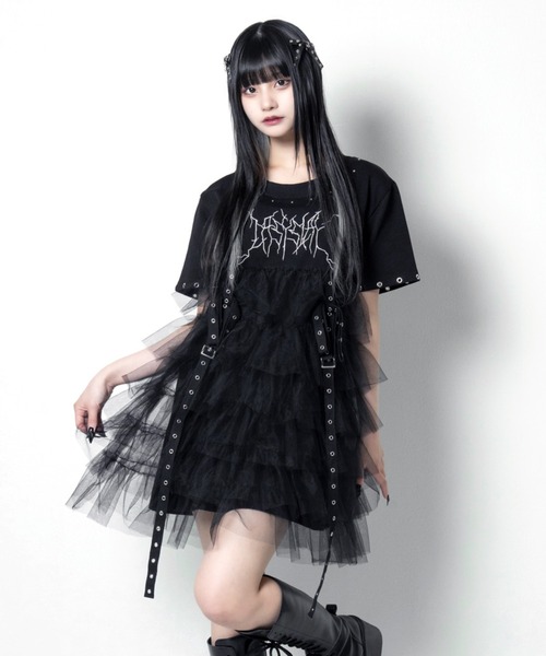 LAZYSLAY ワンピース リボンチュールワンピース : ZOZOTOWN Yahoo!店
