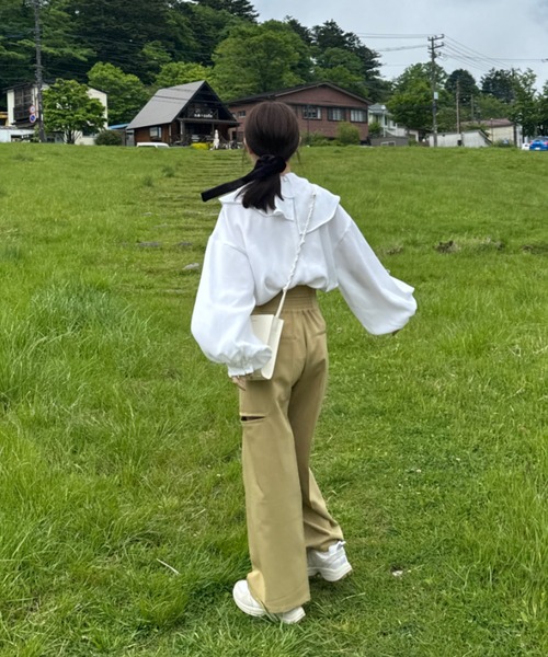 「hinari」 パンツ FREE ベージュ レディース_画像7