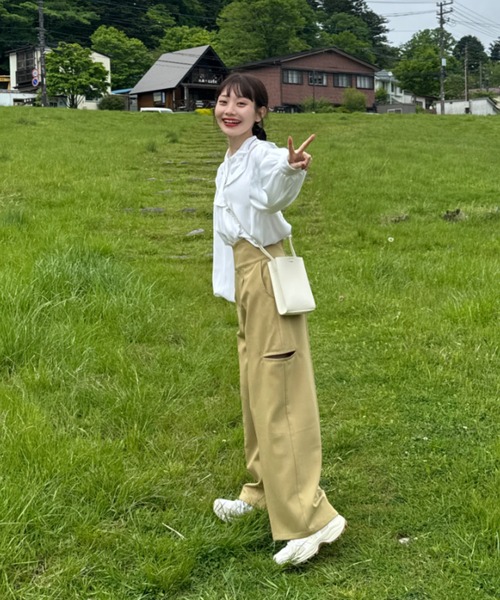 「hinari」 パンツ FREE ベージュ レディース_画像8
