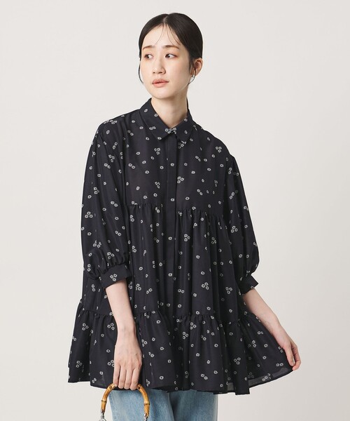 ユナイテッドアローズ フラワープリントブラウス UNITED ARROWS（ユナイテッドアローズ） ブラウス シャツ フラワー
