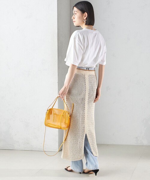 「LOGAN knitting mills」 ニットスカート ONE SIZE ネイビー レディース_画像5