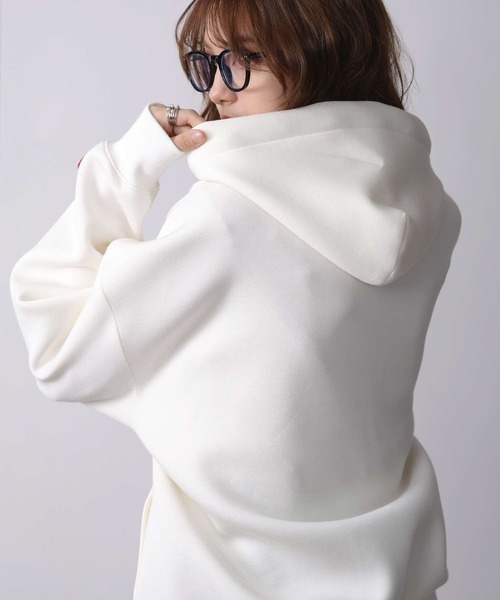 「PICCIN PERLA」 ジップアップパーカー M ブラック レディース_画像5