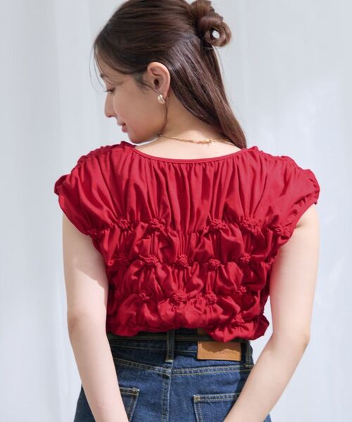 COHINA（コヒナ） tシャツ シャーリングカットトップス 「低身長・小柄