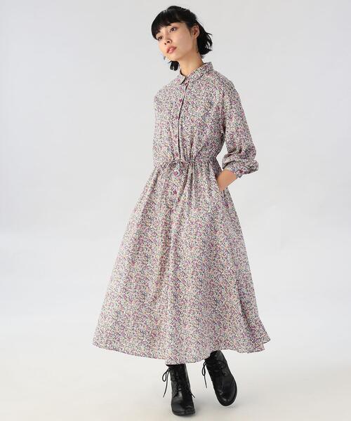 「To b. by agnes b.」 シャツワンピース 38 パープル レディース_画像3