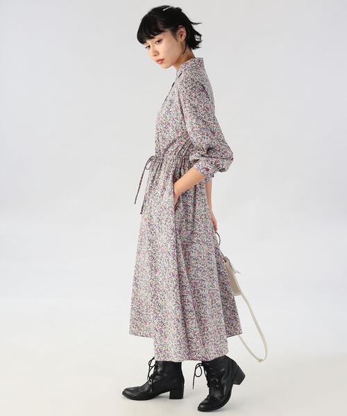 「To b. by agnes b.」 シャツワンピース 38 パープル レディース_画像5