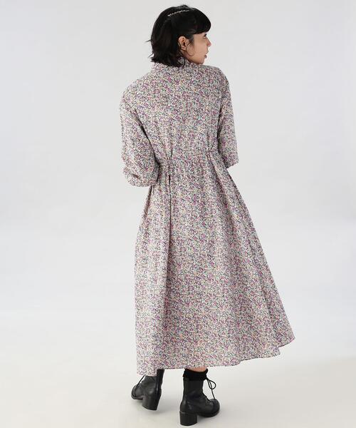 「To b. by agnes b.」 シャツワンピース 38 パープル レディース_画像6