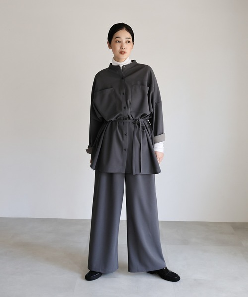 「select MOCA Et」 セットアップ LARGE ブラウン レディース_画像6
