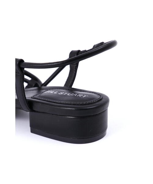 「JILL STUART」 フラットサンダル 23.5cm ブラック レディース
