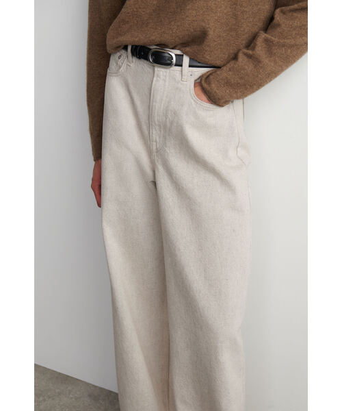 「COS」 デニムパンツ 28 ダークブルー レディース_画像9