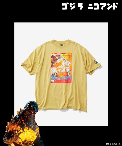 niko and…（ニコアンド） tシャツ 「GODZILLA(ゴジラ)」コラボ