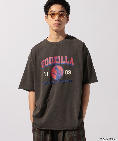 【匿名配送】アンコン Tシャツ ニコラス niko and…（ニコアンド） tシャツ 「GODZILLA(ゴジラ)」コラボ