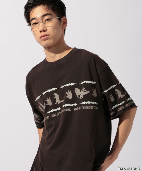 niko and…（ニコアンド） tシャツ 「GODZILLA(ゴジラ)」コラボ
