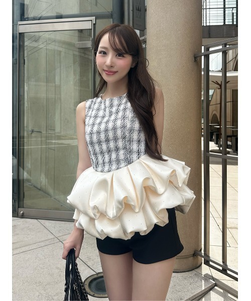 Darich（ダーリッチ） パンツ ダブルチェーンハイウエストショート