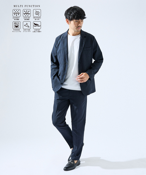 「ABAHOUSE GRAY」 テーラードジャケット 50 モカ メンズ_画像3