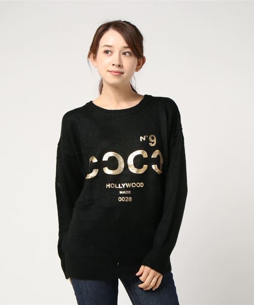 ニット セーター HOLLYWOODMADE/MISS COCO PULLOVER!! レディース HOLLYWOOD MADE ニット セーター HOLLYWOODMADE/MISS COCO
