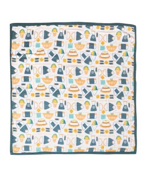 おくるみ 「Coco Moon / ココムーン」ベビーブランケット Quilt(キルト)の画像