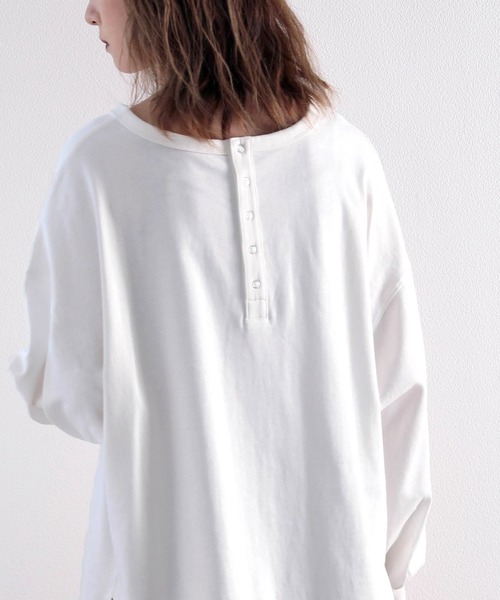 tシャツ Tシャツ USAコットン バックヘンリーネックカットソー | classicalelf | 05
