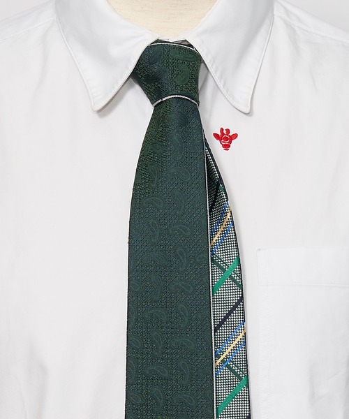 giraffe ネクタイ ビジネス4WAYタイ11 GREEN : ZOZOTOWN Yahoo