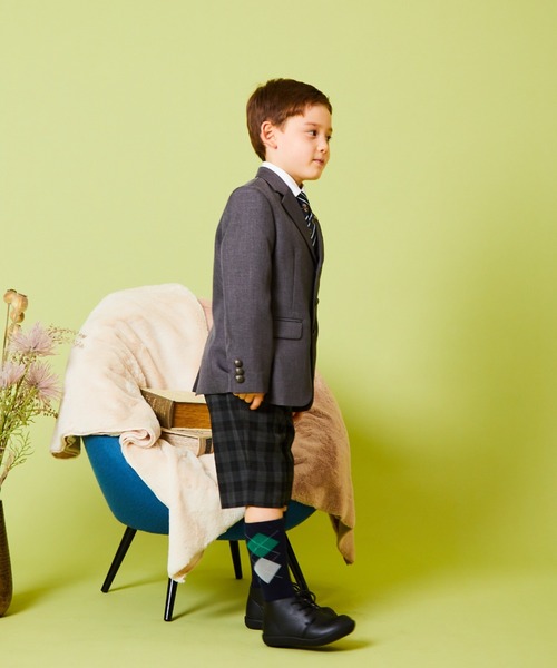 チェックハーフパンツスーツセット お得な情報満載