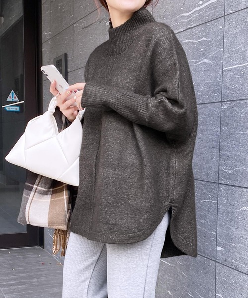 reca（レカ） ニット セーター ゆるシルエットで華奢見え叶う