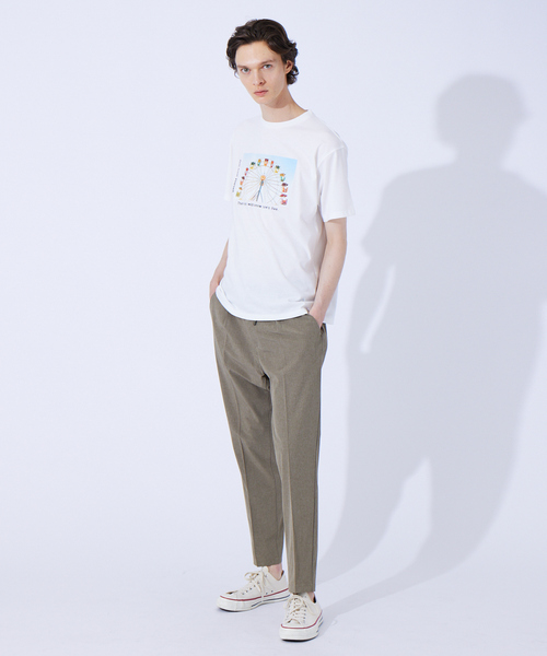 ABAHOUSE GRAY パンツ 「セットアップ対応」360° ストレッチ