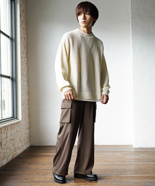 coco 未使用品 マイノリティコレクション Minority Collection メンズ パンツ 2(L) 赤×グレー ジャージ素材 coco 未使用品 マイノリティコレクション Minority Collection