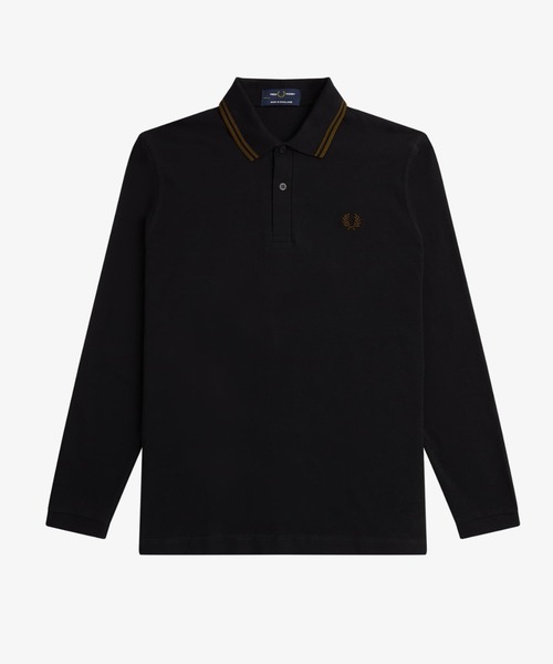 FRED PERRY ポロシャツ イングランド製 長袖 M ブラック FRED PERRY（フレッドペリー） ポロシャツ The Fred Perry Shirt - M2