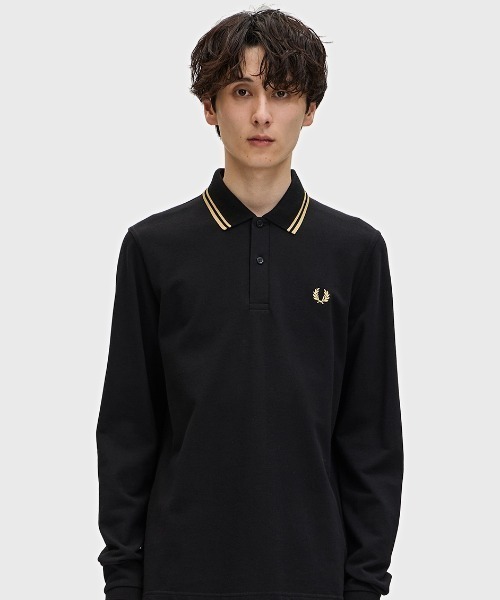 FRED PERRY フレッドペリー　ポロシャツ ブラック　イングランド製 FRED PERRY ポロシャツ The Fred Perry Shirt - M2
