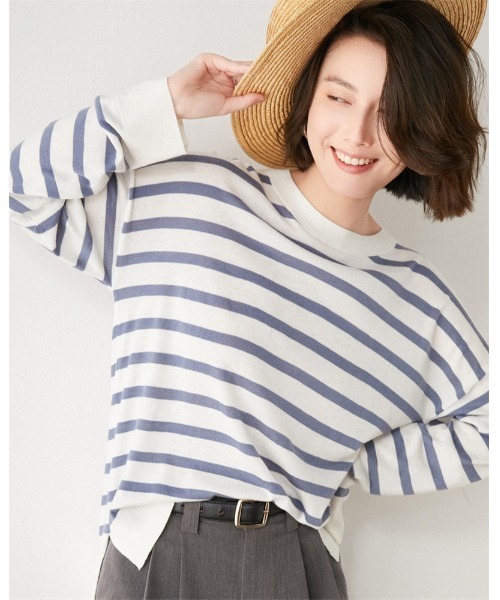 tシャツ ハイゲージコットンボーダーT 「ロングスリーブ」 レディース CLASKA（クラスカ）｜ハイゲージコットンボーダーT 【ロング