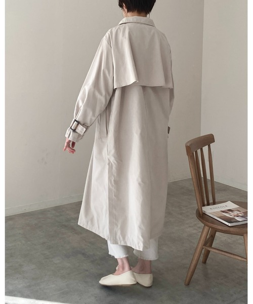 She's Closet ステンカラーコート コート ボリューム袖キャンディ