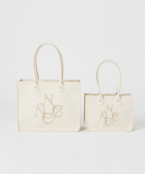 one after another NICE CLAUP トートバッグ 「WEB限定」トリミング