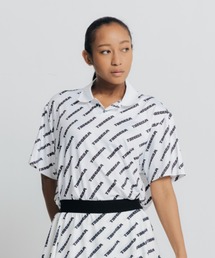 TANGRAM ポロシャツ ONE SNAP BIG SILHOUETTE POLO -TILT LOGO
